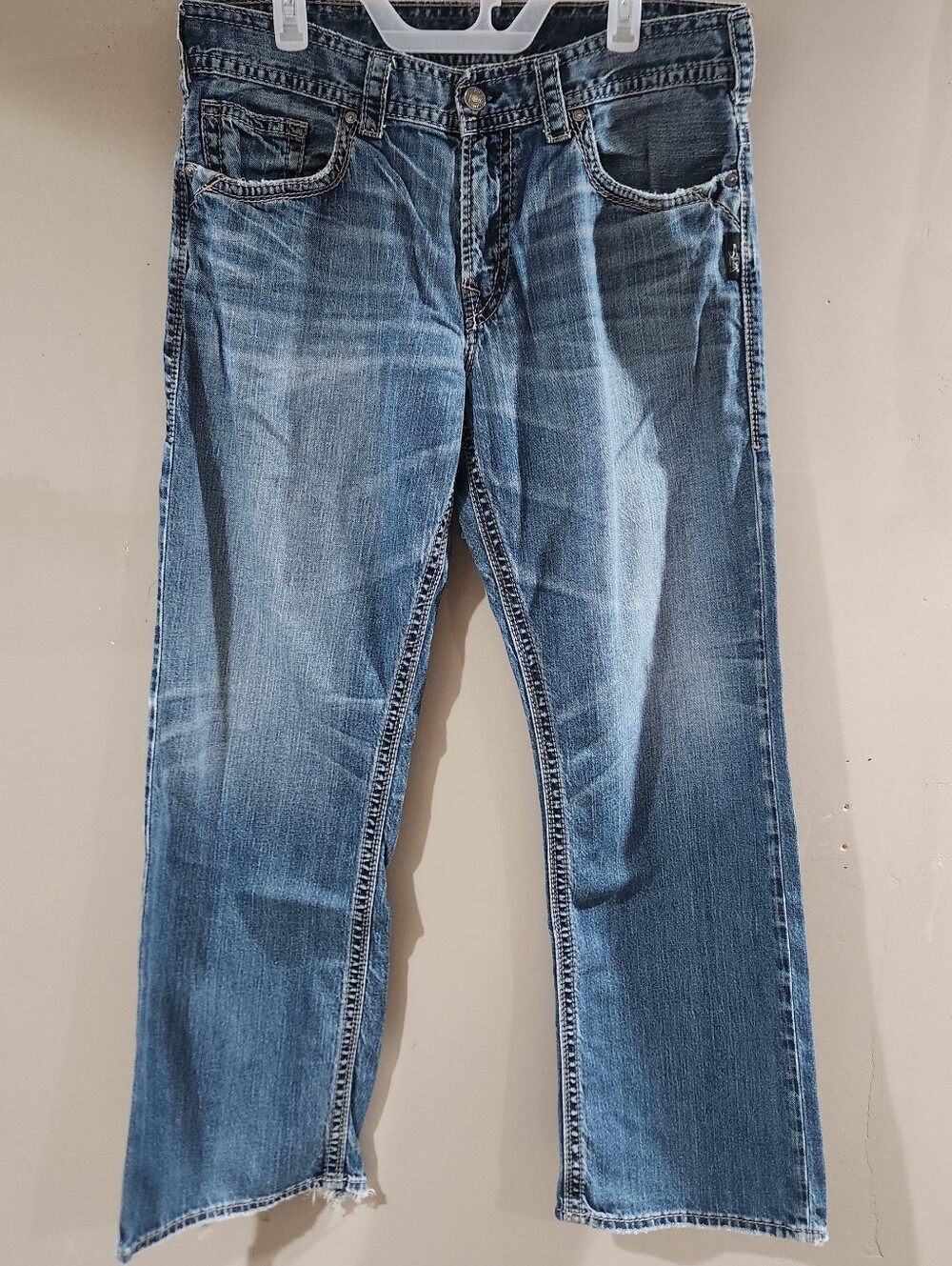 Silver Jeans Gordie Cut Straight Sz 36X32 - Picture 4 of 8